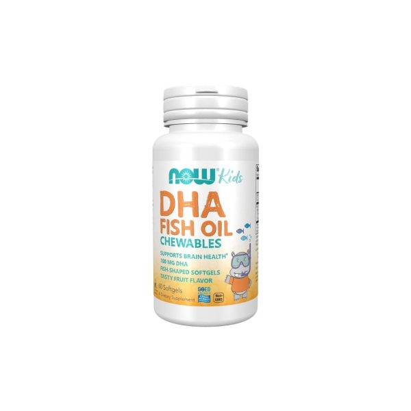 DHA 100 mg Kids Fish Oil 60 Chewable Softgels Online