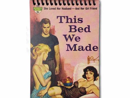 This Bed We Made Pulp Cover Blank 4x6 Notepad Fashion