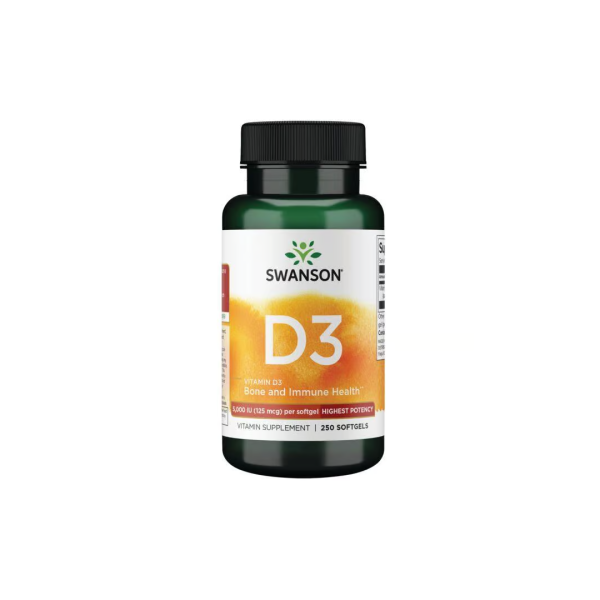 Vitamin D3 5000 IU 250 Softgels For Discount