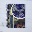 Dreamy Blue Flora Blank 5x7 Notebook Online Hot Sale