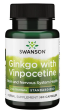 Ginkgo with Vinpocetine - 60 capsules Hot on Sale