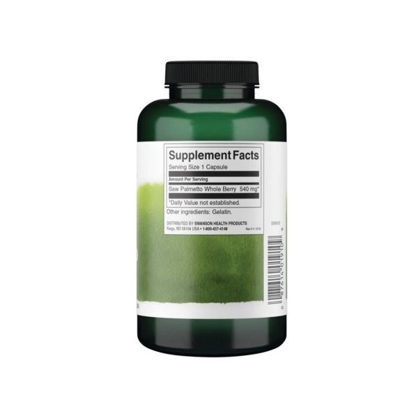 Saw Palmetto - 540 mg 250 capsules Online Hot Sale