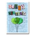 Happy Birthday Ransom Letters Blank Greeting Card For Discount