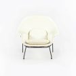 1960s Eero Saarinen for Knoll Womb Chair with Original White Vinyl Upholstery Cheap