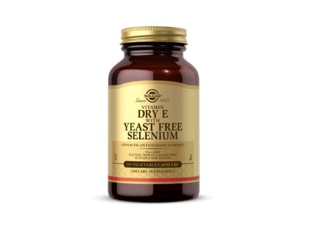 Dry Vitamin E with Yeast-Free Selenium 100 Vegetable Capsules Fashion