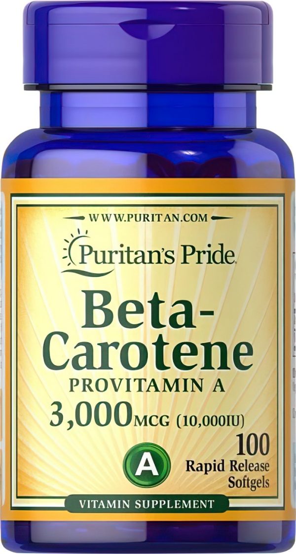 Beta-carotene 3000 mcg 100 softgel Discount