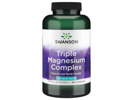 Triple Magnesium Complex - 400 mg 300 capsules Supply