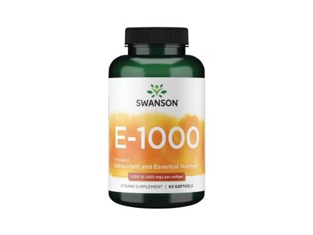 Vitamin E-1000 IU 60 Softgels For Discount