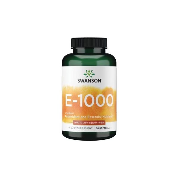 Vitamin E-1000 IU 60 Softgels For Discount