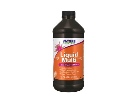 Liquid Multivitamins & Minerals Tropical Orange Flavor 473 ml Supply