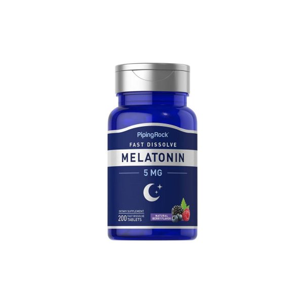 Melatonin 5 mg 200 Fast Dissolve Tablets berry flavor on Sale