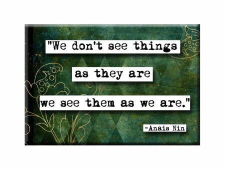 Anais Nin Quote Refrigerator Magnet  (no.112) Sale