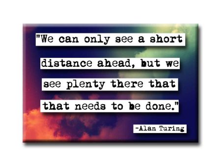 Alan Turning Quote Magnet Discount