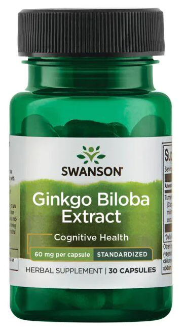 Ginkgo Biloba Extract 24% - 60 mg 30 capsules Online Hot Sale