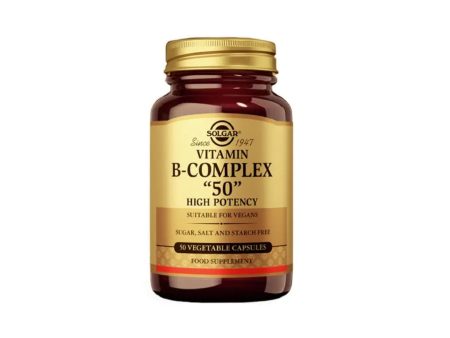 Vitamin B-50 Complex High Potency 50 Vegetable Capsules Discount