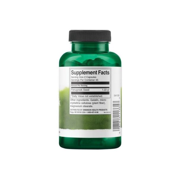 Fenugreek Seed - 610 mg 90 capsules on Sale