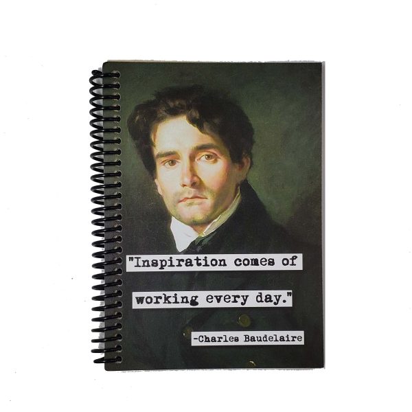 Charles Baudelaire Inspiration Quote 5x7 Unlined Notebook Online Hot Sale