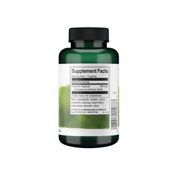 Cascara Sagrada - 450 mg 100 capsules Online