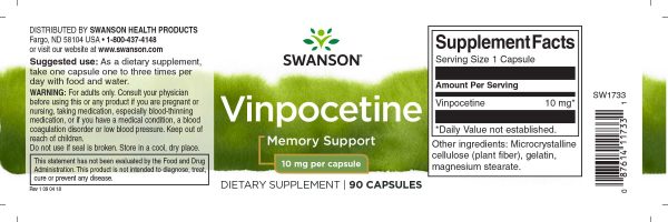 Vinpocetine - 10 mg 90 capsules For Discount