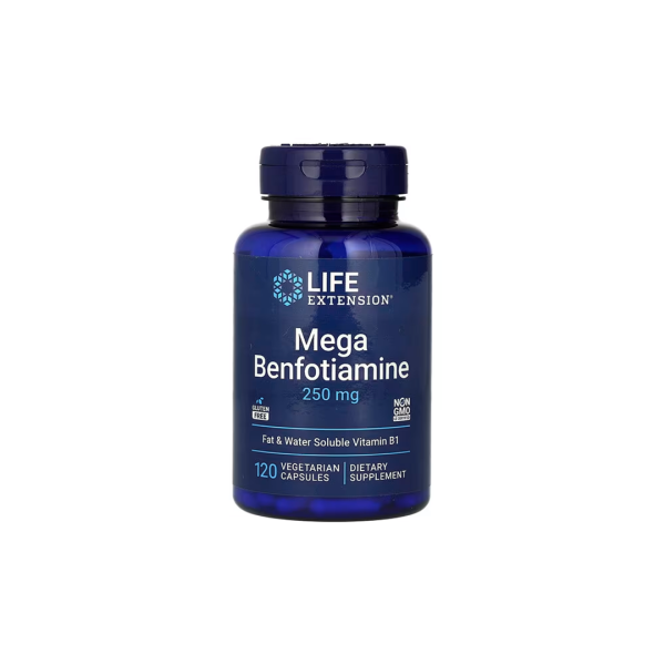 Mega Benfotiamine 250 mg 120 Vegetarian Capsules Hot on Sale