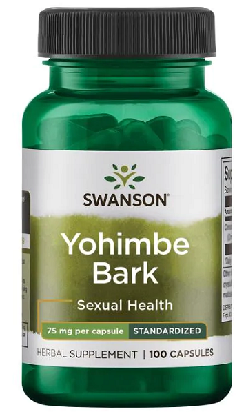 Yohimbe Bark - 75 mg 100 capsules Discount