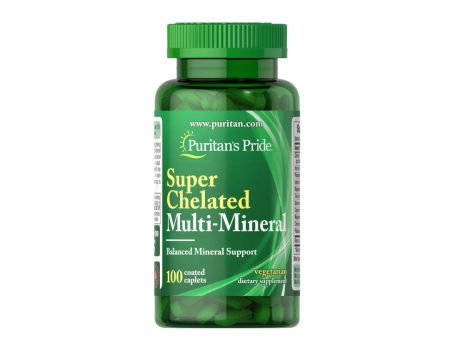 Super Chelated Multi-Mineral with Zinc 100 Coated Caplets Sale