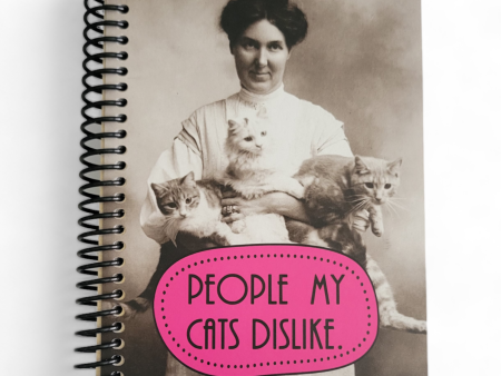 People My Cats Dislike Blank 5x7 Notebook Fashion