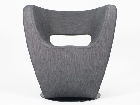 2020 Victoria & Albert Easy Chair by Ron Arad for Moroso in Grey Fabric For Sale