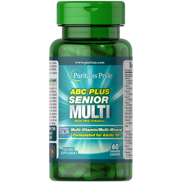 ABC Plus Senior Multi 60 Coated Caplets Online Hot Sale