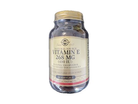 Vitamin E 268 mg (400 IU) 50 Softgels Online Sale