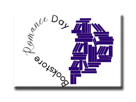 Bookstore Romance Day Logo Magnet Cheap