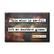 Schitt s Creek This Wine Is Awful Quote Refrigerator Magnet Supply