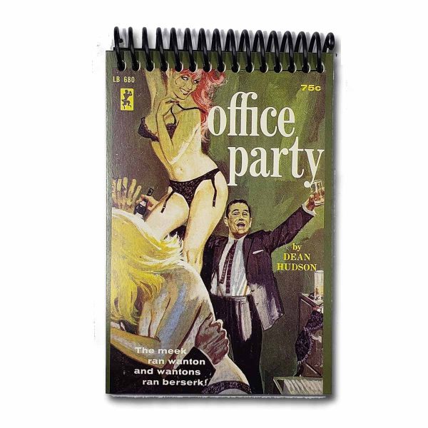 Office Party Pulp Cover Blank 4x6 Notepad Sale