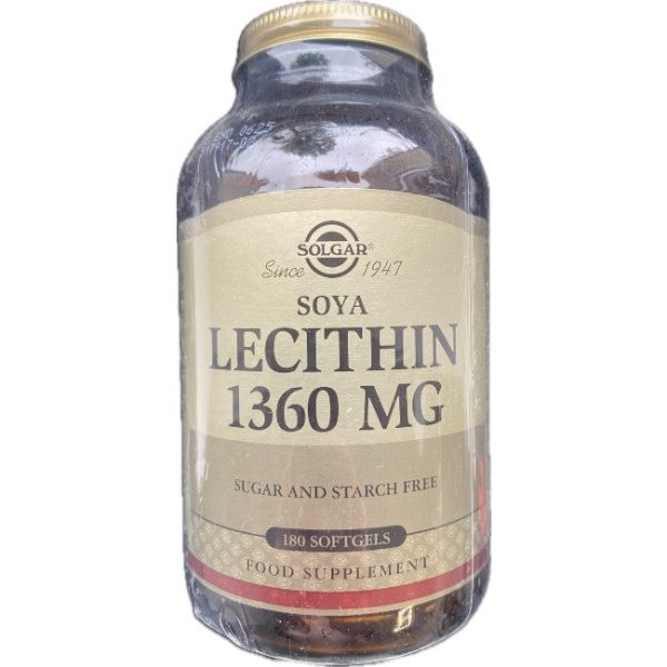 Soya Lecithin 1360 mg 180 Softgels Online Sale