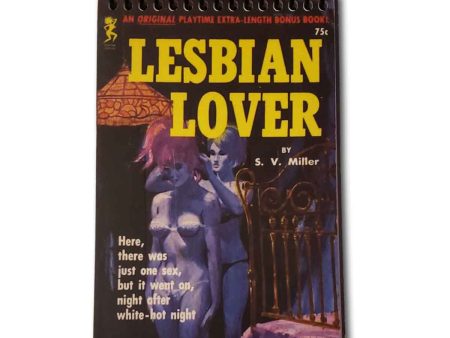 Lesbian Lover Pulp Cover Blank 4x6 Notepad Online Hot Sale