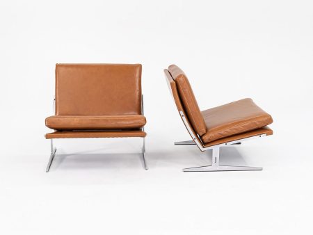 1960s Pair of Bo-561 Easy Lounge Chairs by Preben Fabricius & Jorgen Kastholm for Bo-Ex Discount