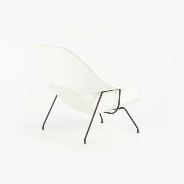 1960s Eero Saarinen for Knoll Womb Chair with Original White Vinyl Upholstery Cheap