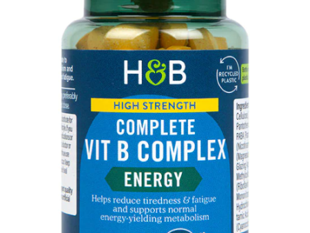 Holland & Barrett High Strength Complete Vit B Complex 120 Tablets Online Hot Sale