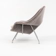 2023 Full Size Womb Chair, Model 70L by Eero Saarinen for Knoll in Two Tone Velvet   Mohair Fabric Sale