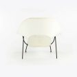 1960s Eero Saarinen for Knoll Womb Chair with Original White Vinyl Upholstery Cheap