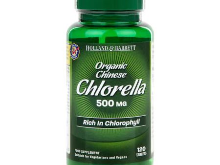 Holland & Barrett Chinese Chlorella Rich in Chlorophyll 120 Tablets 500mg Online Hot Sale