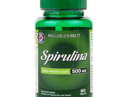 Holland & Barrett Spirulina 60 Tablets 500mg For Discount