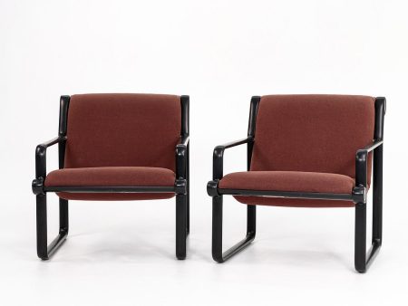 1973 Sling Lounge Chair by Hannah & Morrison for Knoll in Original Fabric For Discount