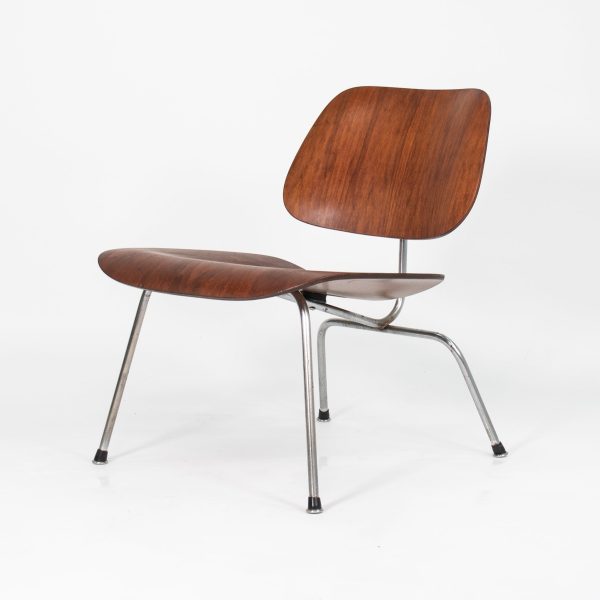 1954 Herman Miller Eames LCM Walnut Lounge Chair with Metal Legs Fashion