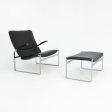 1960s FK 81 & FK 81H Lounge Chair and Ottoman by Preben Fabricius and Jorgen Kastholm for Kill International Supply