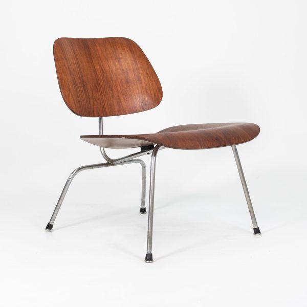 1954 Herman Miller Eames LCM Walnut Lounge Chair with Metal Legs Fashion