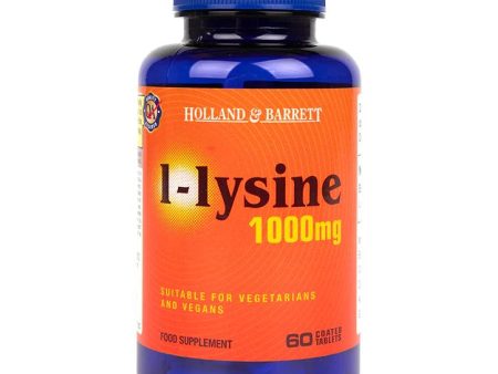 Holland & Barrett l-lysine 60 Tablets 1000mg Discount