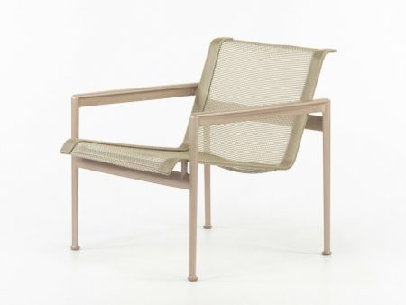 2020 Knoll Richard Schultz 1966 Series Outdoor Lounge Chair with Arms and Beige Frame Online Sale