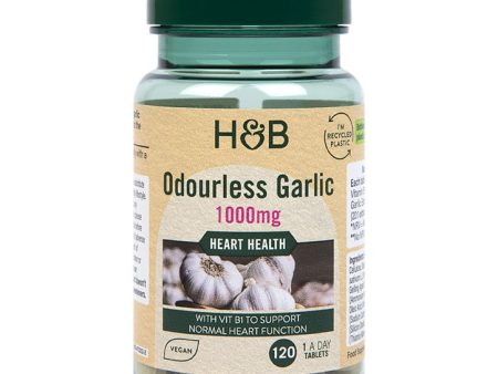 Holland & Barrett Enteric Coated Odourless Garlic 1000mg 120 Tablets Online