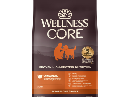 Wellness CORE High Protein Wholesome Grains Original Recipe Dry Dog Food For Sale